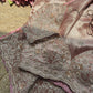 Dusty Rose Embroidered Saree with Designer Blouse Elegant Wedding Wear