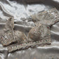 Silver Grey Embroidered Saree with Jewel Embellished Designer Blouse