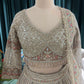 Gold Zari & Sequins Lehenga Paisley Motifs & Sequined Dupatta