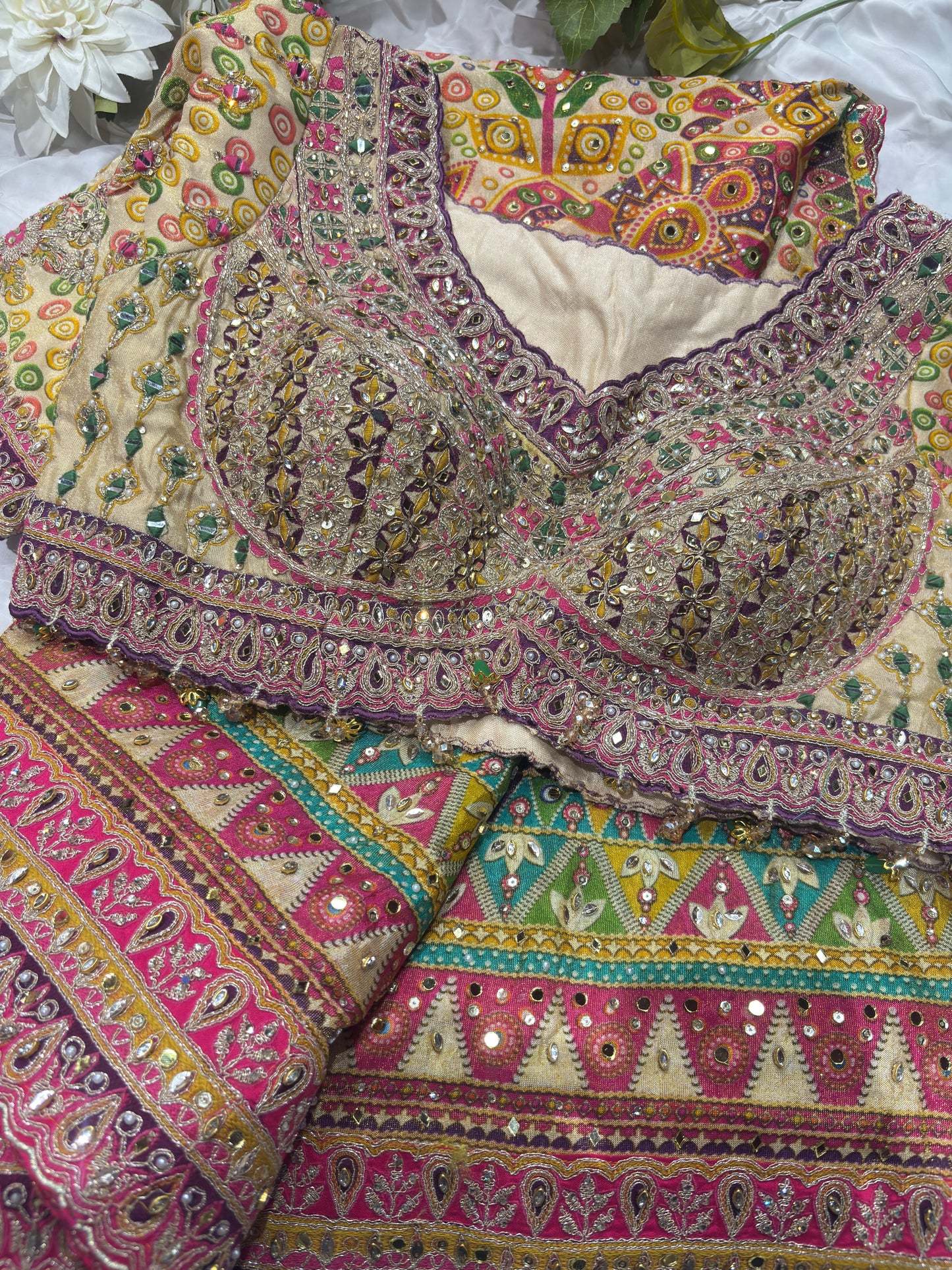 Grand Designer heritage saree With Designer Blouse