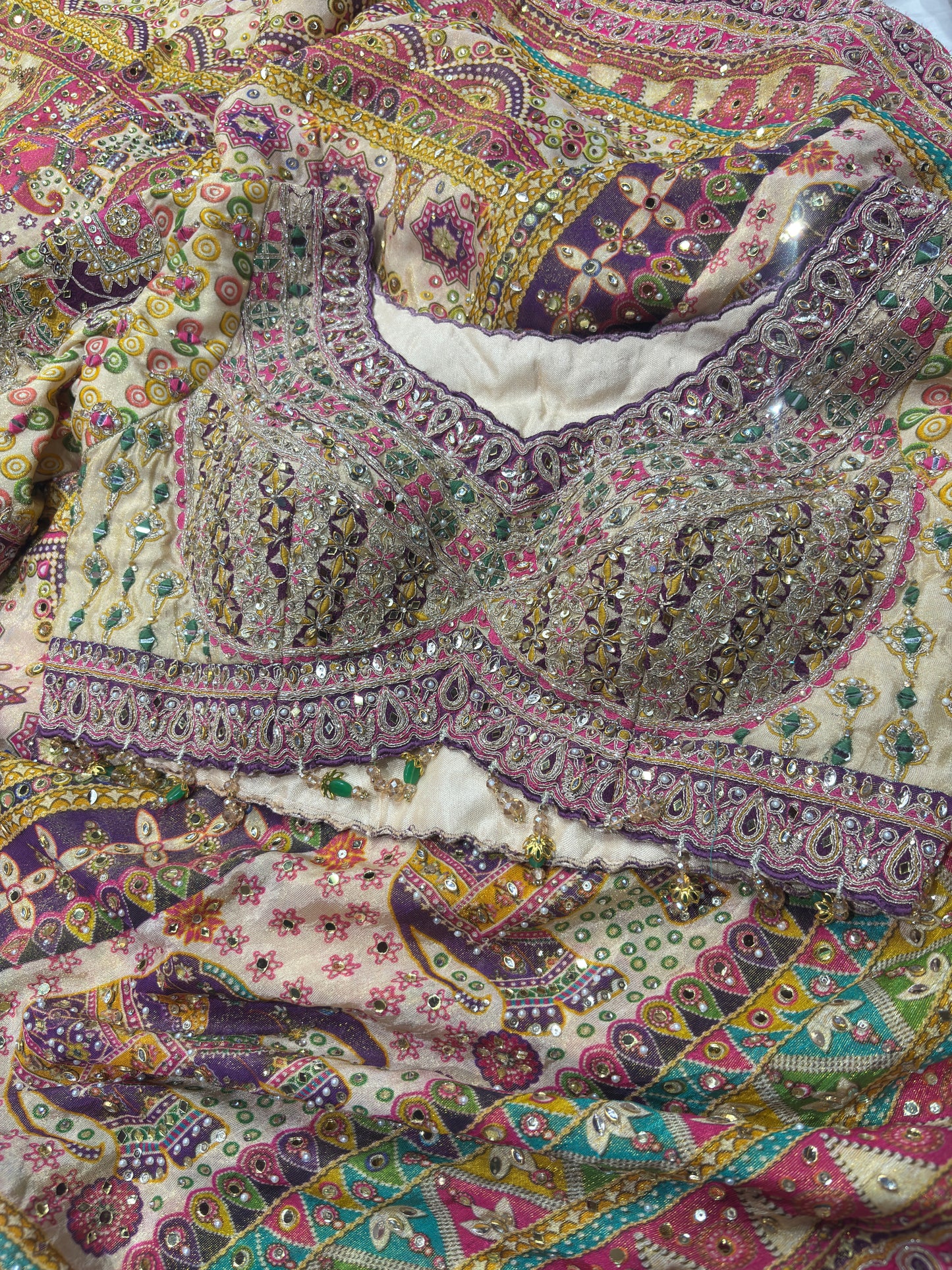 Grand Designer heritage saree With Designer Blouse