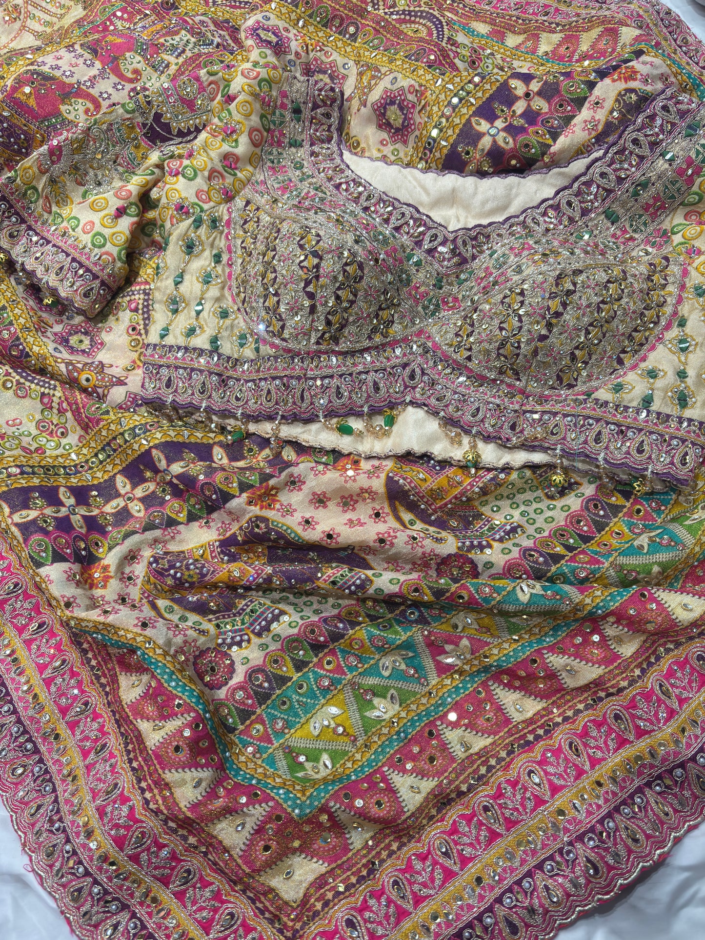 Grand Designer heritage saree With Designer Blouse