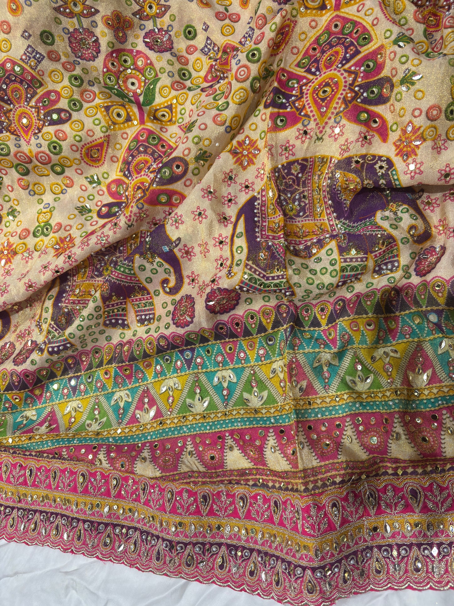 Grand Designer heritage saree With Designer Blouse