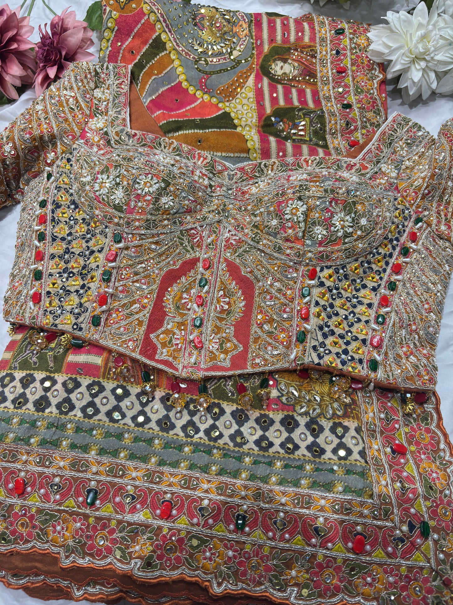 Rajwada Rang Mahal Heritahe Saree With Designer Blouse