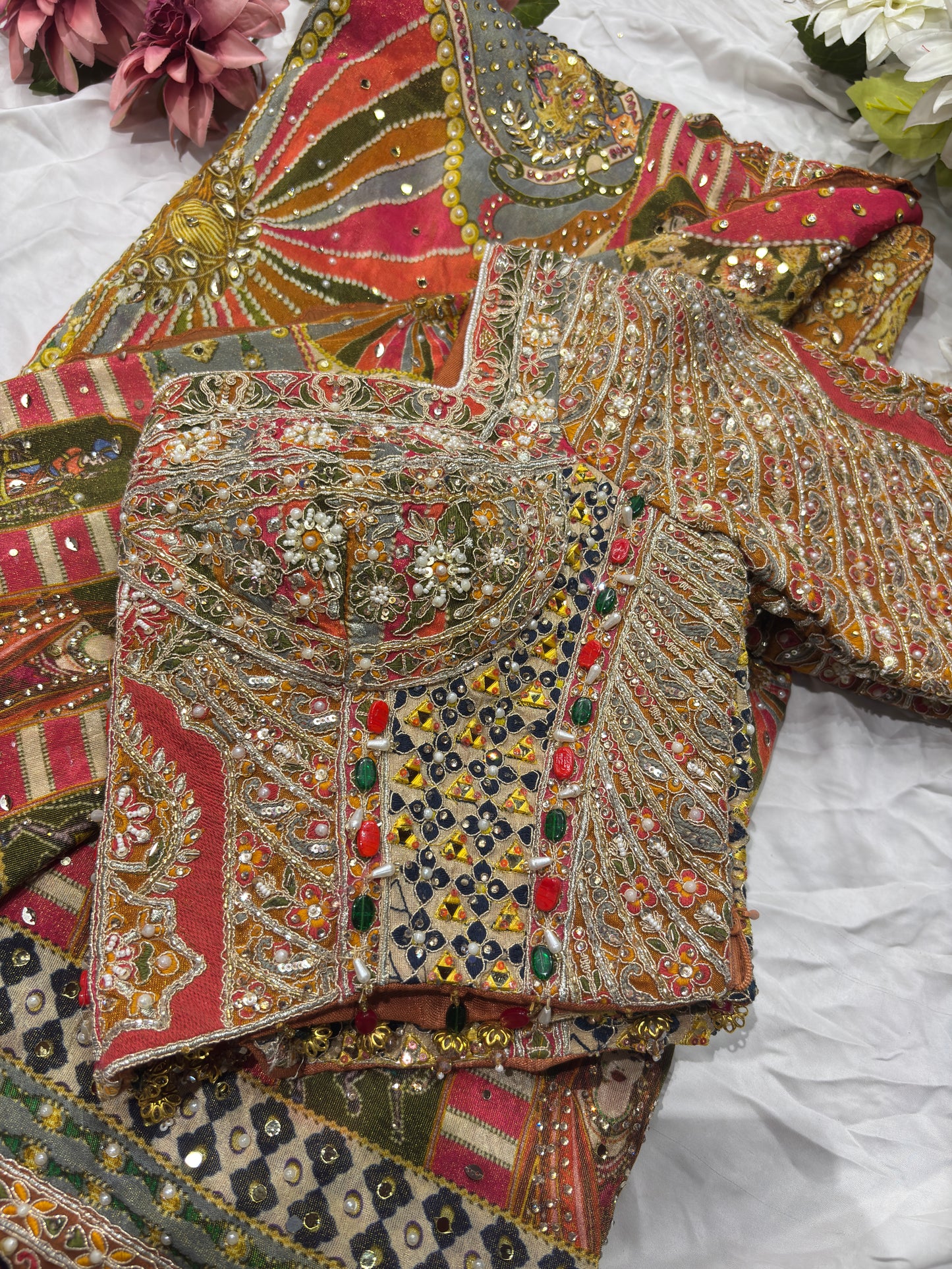 Rajwada Rang Mahal Heritahe Saree With Designer Blouse