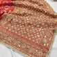 Designer Embroidered Saree with Ornate Gold Detailing