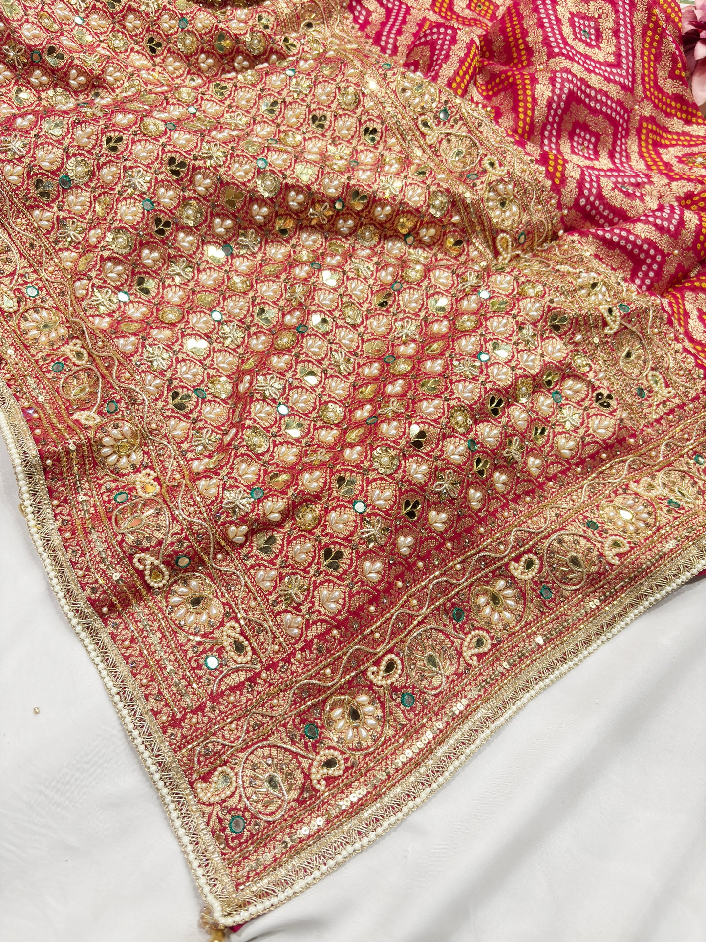 Designer Embroidered Saree with Sequins & Ornate Detailing
