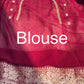 Grand Embroidered Designer Saree with Gold Motifs & Sequins