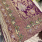 Grand Designer Embroidered Saree with Floral & Ornate Detailing
