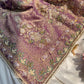 Grand Designer Embroidered Saree with Floral & Ornate Detailing