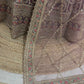 Hand-Embroidered Lehenga with Paisley Motifs and Sheer Dupatta