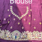 Designer Embroidered Saree with Peacock & Ornate Detailing