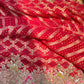 Red Colour Embroidered Saree with Gold Detailing & Motifs