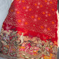 Grand Designer Embroidered Saree with Story Motifs & Sequins