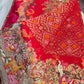 Grand Designer Embroidered Saree with Story Motifs & Sequins