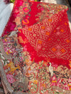Grand Designer Embroidered Saree with Story Motifs & Sequins