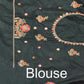 Gajji Silk Rani Colour Saree with Peacock and Paisley Motifs