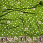 Gajji Silk Sage Green Saree with Bird and Floral Embroidery