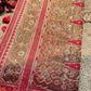 Rani Pink Patola Saree with Elephant Motifs & Embellished Border