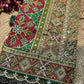 Green Maroon Patola Saree with Embellished Designer Border