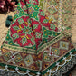 Green Maroon Patola Saree with Embellished Designer Border