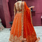 Classic Heavy Embroidered Bridal Lehenga with Zari & Sequin Work