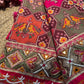 Rani Pink Patola Saree with Animal Motifs & Embellished Border