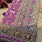 Magenta Patola Saree with Elephant Motifs & Embellished Border