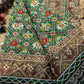 Green Patola Saree with Elephant Motifs & Floral Beadwork