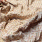 Ivory Saree with Red Mirror Work & Embellished Designer Border