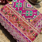 Magenta Patola Woven Saree with Embellished Designer Border