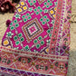 Magenta Patola Woven Saree with Embellished Designer Border