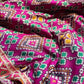 Magenta Patola Woven Saree with Embellished Designer Border