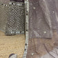 Panelled Lehenga Set in Dual-Tone with Mirror & Zari Embroidery