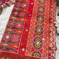 Patola Red Colour  Saree with Geometric Floral Patterns