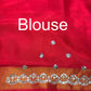 Patola Red Colour  Saree with Geometric Floral Patterns