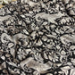 Black & Ivory Woven Saree with Peacock Motifs & Maroon Zari Border