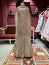 Champagne Gold Heavy Embellished Fish Cut Lehenga Set