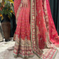 Designer Silk Saree with Intricate Zari & Floral Motif Border