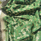 Green Banarasi Ho Silk Saree with Golden Floral Weaving