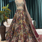 Multicolor Mirror & Bead Embellished Lehenga with Heavy Dupatta