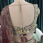 Multicolor Mirror & Bead Embellished Lehenga with Heavy Dupatta
