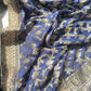 Royal Blue Banarasi Ho Silk Saree with Golden Floral Weaving