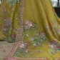 Embroidered Non Bridal Lehenga with Floral & Mirror Work Accents