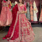 Regal Red Zardozi Embroidered Bridal Lehenga with Dupatta