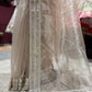 Champagne Heavy Embroidered Saree with Designer Blouse