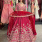 Rani Pink Bridal Lehenga with Royal Heritage Zari Embroidery