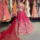 Rani Pink Bridal Lehenga with Royal Heritage Zari Embroidery