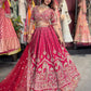 Rani Pink Bridal Lehenga with Royal Heritage Zari Embroidery