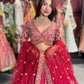Rani Pink Bridal Lehenga with Royal Heritage Zari Embroidery